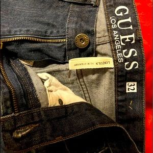 Guess Lincoln Slim Straight Blue Jeans 32x30
